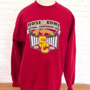 2006 USC Trojans Rose Bowl Championship Game Sweatshirt - Size Medium